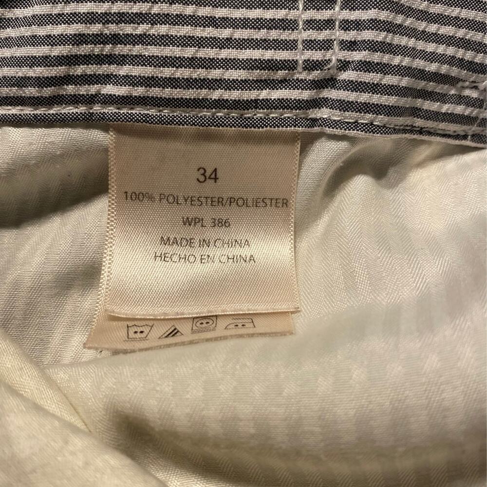 Sz 34 Men's haggar seersucker casual shorts - Picture 6 of 8